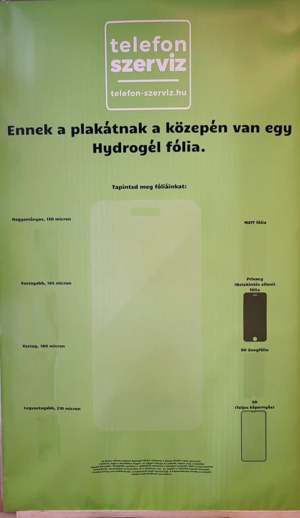 hydrogél fólia vásárlás budapest