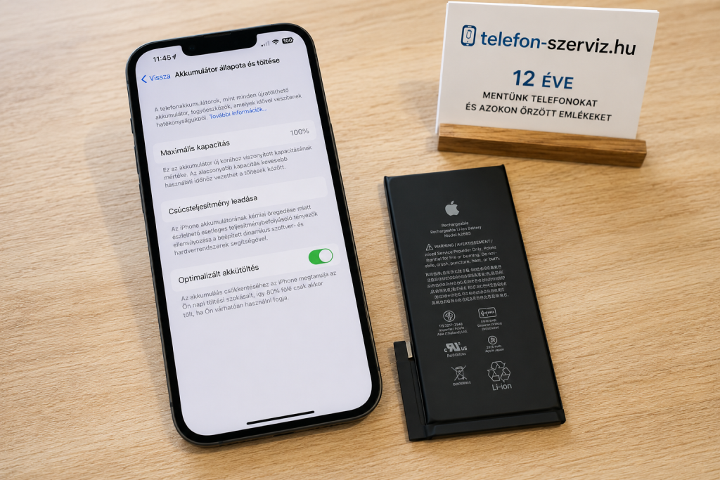iphone 14 eredeti akku csere
