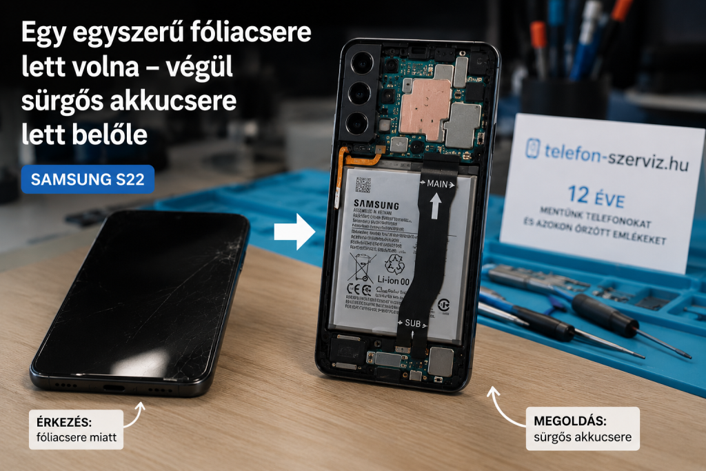 s22 akkumulátor csere