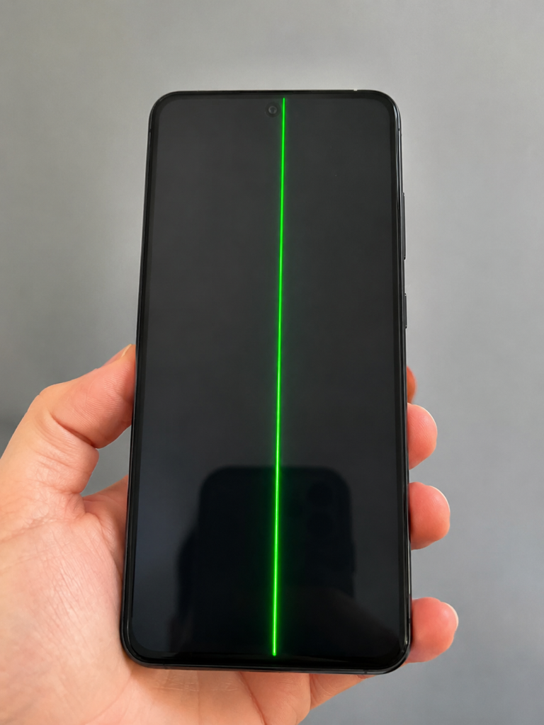 Samsung telefon zöld csík a kijelzőn